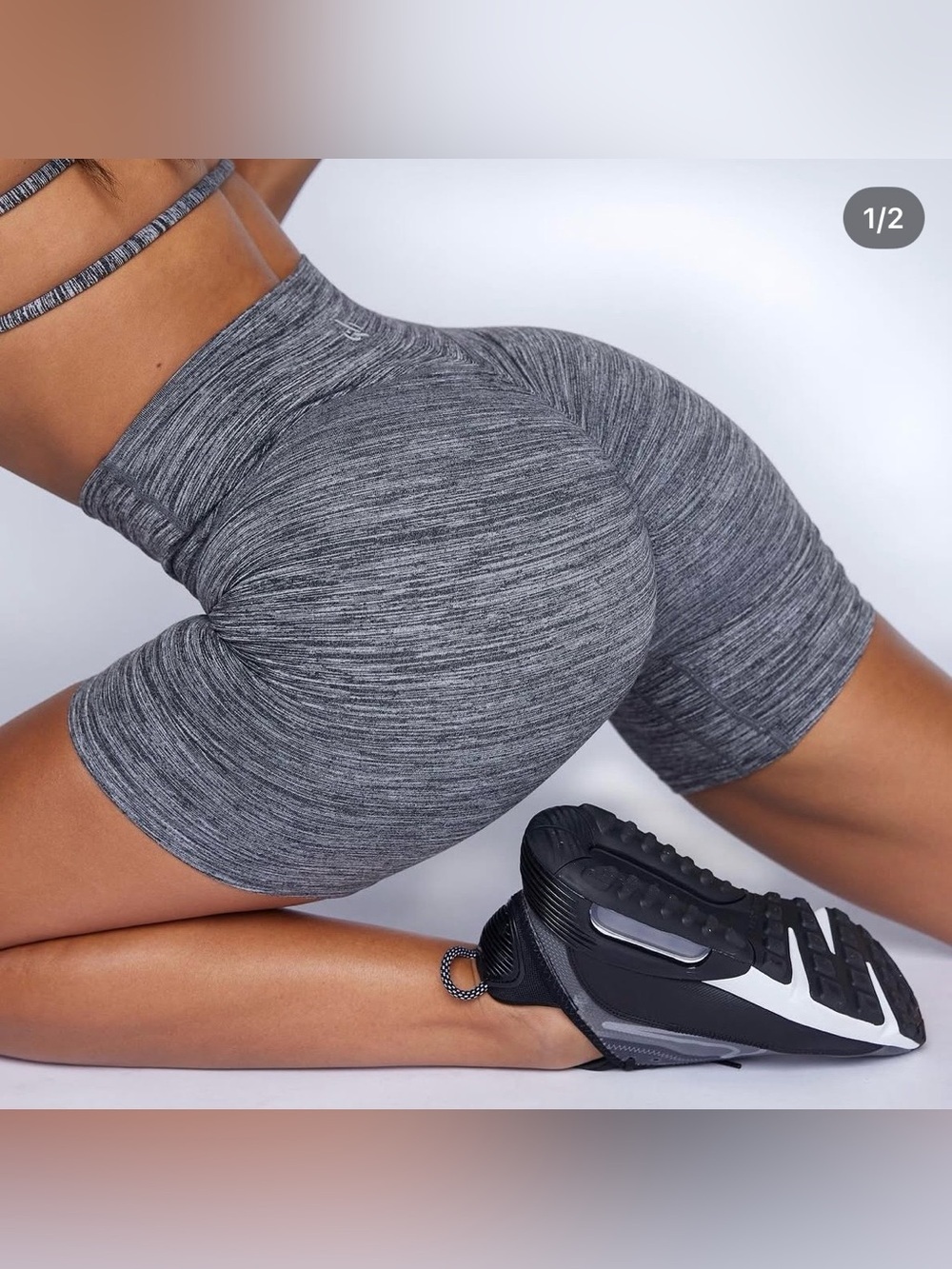 CSB OG 6" Scrunch Shorts Heathered Grey